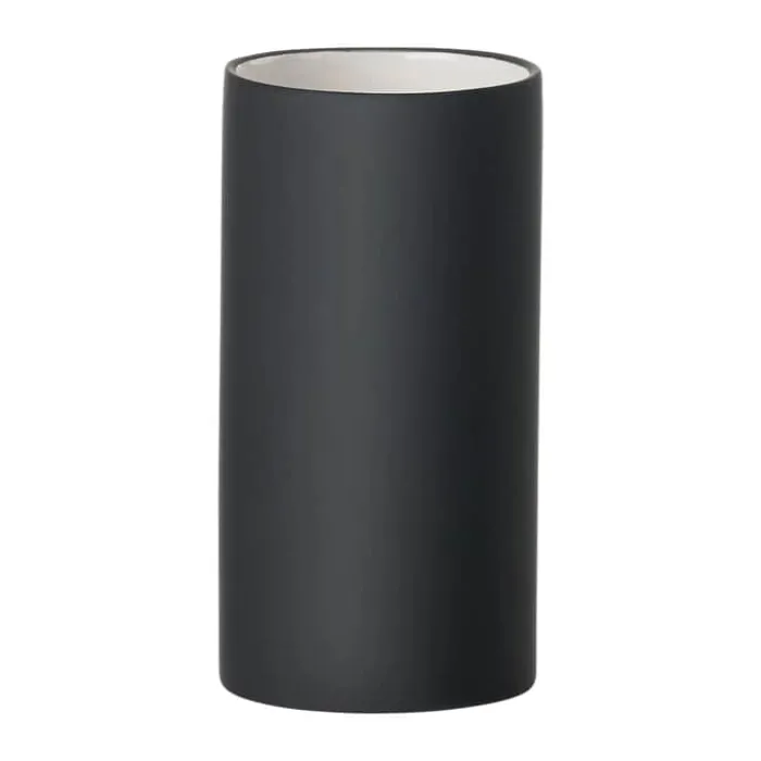 Zone Solo Tandbørstekrus H 12,2 cm - Porcelæn - Sort