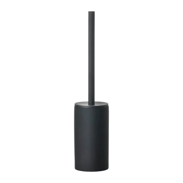 Zone Solo Toiletbørste H 44,8 cm - Porcelæn/stål - Sort