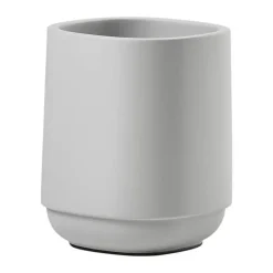 Zone Time Tandbørstekrus H 9,8 cm - Beton/ABS plastik - Soft Grey