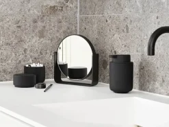 Zone Ume Bordspejl 5 x forstørrelse - Spejlglas/lakeret aluminium - Sort