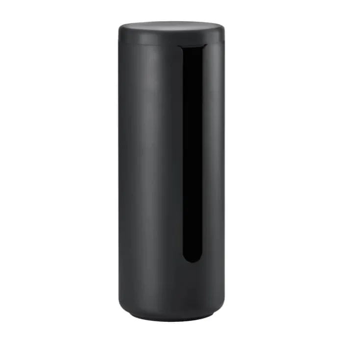 Zone Ume Toiletpapiropbevaring Ø 15 x H 40,5 cm - Aluminium - Sort