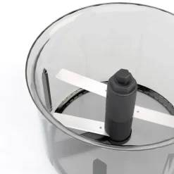 Zyliss Easy Pull Foodprocessor B 13,4 x L 14,1 cm - Japansk stål/ABS plastik - Grå