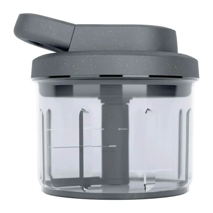 Zyliss Easy Pull Foodprocessor B 13,4 x L 14,1 cm - Japansk stål/ABS plastik - Grå