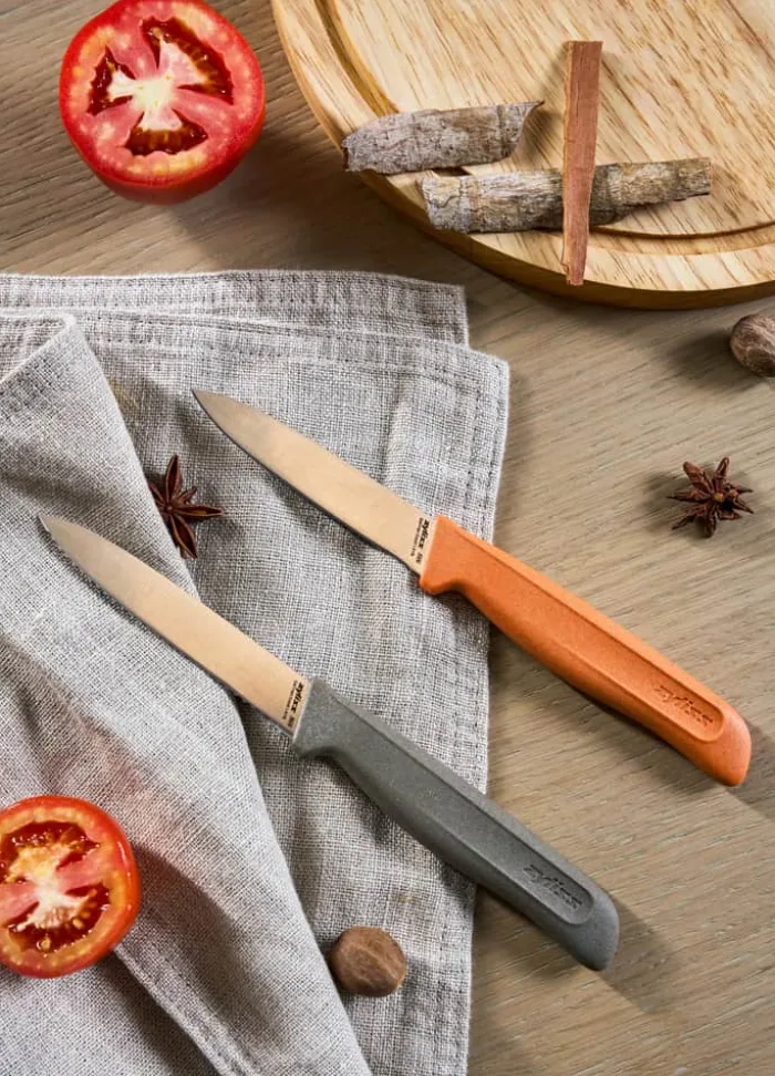 Zyliss Knivsæt - 2 dele L 10/9 cm - PP plastik/rustfrit stål - Brun