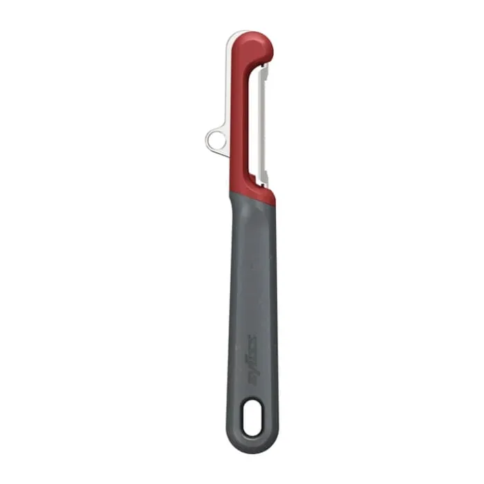 Zyliss Skræller L 17,5 cm- Japansk stål/polyropylen - Grå/rød