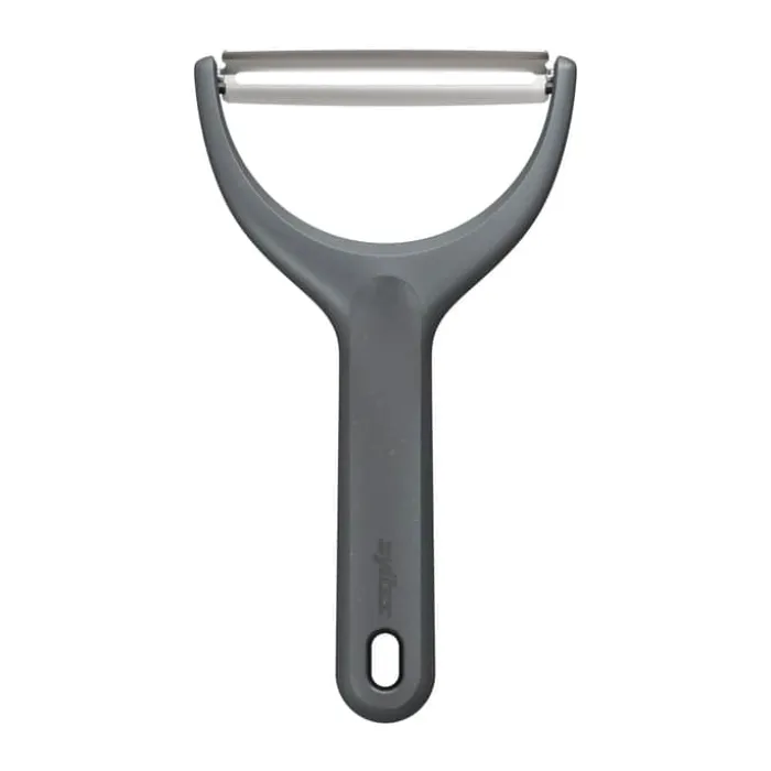 Zyliss Skræller L 19,2 cm - Japansk stål/polypropylen - Beluga grey